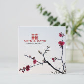 Invitation Bienvenue au printemps/Sakura oriental (Debout devant)