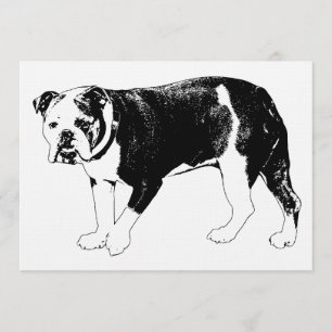 Invitation Bienvenue Bulldog, Geste Invitant