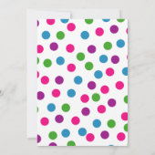 Invitation Bienvenue dans le monde petit un baby shower invit (Dos)