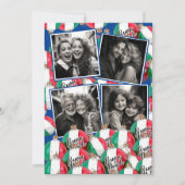 Invitation Bienvenue de Noël à Buon Natale Royal Blue Invitat (Devant)