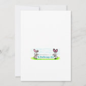 Invitation Bienvenue Little One Baby (Dos)