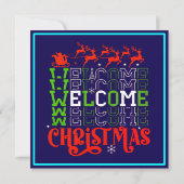 Invitation Bienvenue Noël-84767 (Dos)