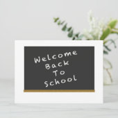 Invitation Bienvenue Retour À L'École (Debout devant)