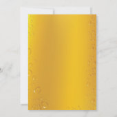 Invitation Bière barbecue 50e fête d'anniversaire (Dos)