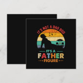 Invitation Bière C'est pas un corps de papa c'est une figure  (Devant / Derrière)