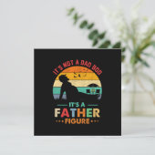 Invitation Bière C'est pas un corps de papa c'est une figure  (Debout devant)