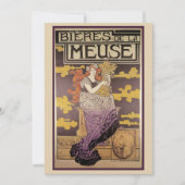 Invitation Biere de la Meuse par Marc Auguste Bastard (Devant)