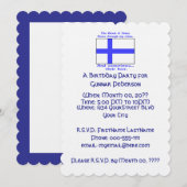 Invitation Bière de sang finlandaise fête d'anniversaire (Devant / Derrière)