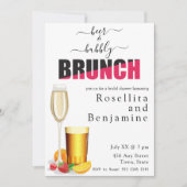 Invitation Bière et bulle Brunch Couples Douche (Devant)