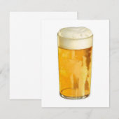Invitation Bière - Invitations Personnalisées Bièr (Devant / Derrière)