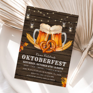 Invitation Bière, Oktoberfest Party,
