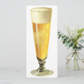 Invitation Bière vintage Tall Frosty, Bachelor Party (Debout devant)