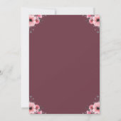 Invitation Big 30th Birthday Photo Collage Rose Flower Woman (Dos)