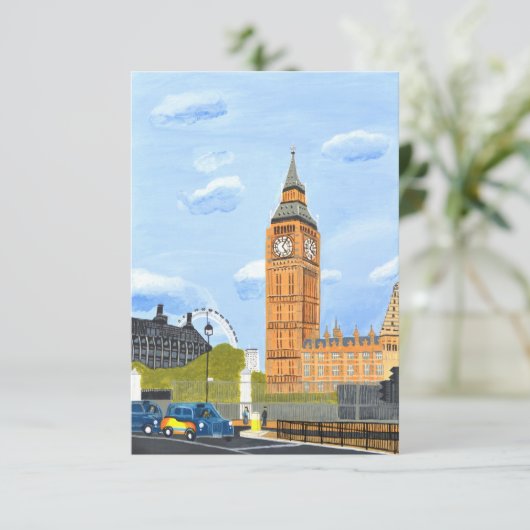 Invitation Big Ben (Debout devant)
