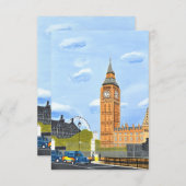 Invitation Big Ben (Devant / Derrière)