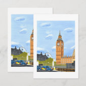 Invitation Big Ben (Devant / Derrière)