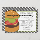 Invitation Big Burger (Devant / Derrière)