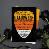 Invitation Big Candy Corn Halloween Party