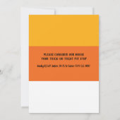 Invitation Big Candy Corn Halloween Party (Dos)