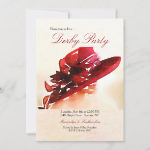 Invitation Big Casquette Derby Party