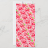 Invitation Big Casquette et Rose Derby Party (Dos)