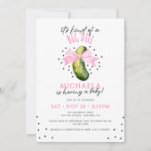 Invitation Big Dill Aquarelle Coquette Baby shower de chiche (Devant)
