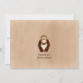 Invitation Big Foot / Sasquatatard fête d'anniversaire (Dos)