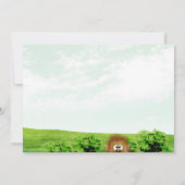 Invitation Big Foot / Sasquatatard fête d'anniversaire (Dos)