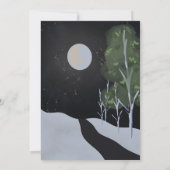 Invitation Big Foot Wild 70e Anniversaire Sauvegarder La Date (Dos)