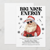 Invitation Big Nick Energy Friendsmas Christmas Party Invite (Devant / Derrière)