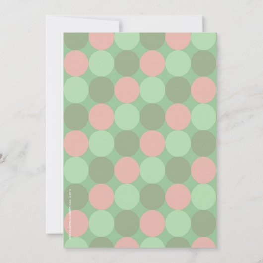 Invitation Big Number 5 Fille 5e fête d'anniversaire (Dos)