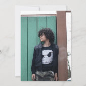 Invitation Big Number 7 SEPT Photo 7e fête d'anniversaire (Dos)