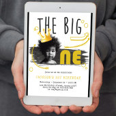 Invitation BIG ONE First Birday Photo