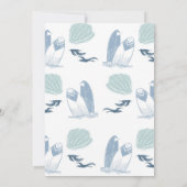 Invitation Big One Modern Surf 1st Birthday Beach Party (Dos)