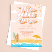 Invitation Big One Ocean Beach 1er anniversaire
