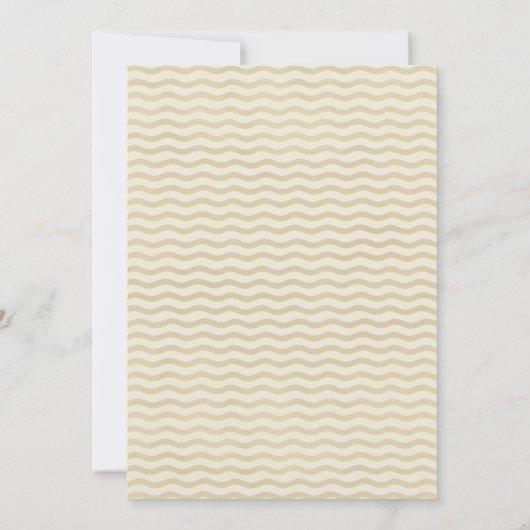 Invitation Big One Surf | Grande Vague (Dos)