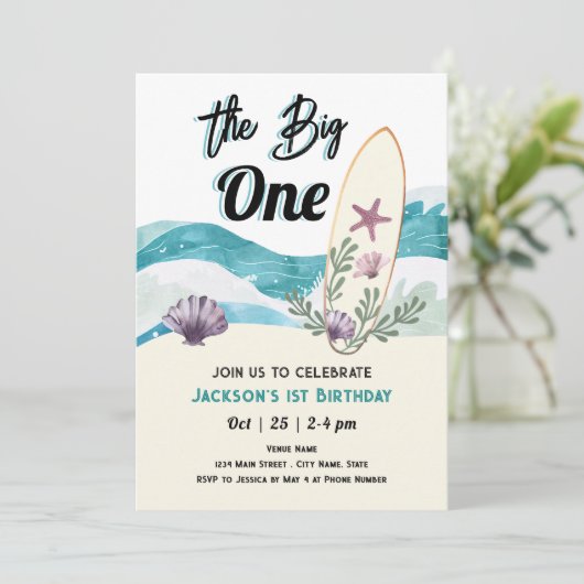 Invitation Big One Surfing 1er (Debout devant)