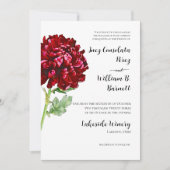 Invitation Big Red Chrysanthemum (Devant)