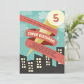 Invitation Big Super Cape (Debout devant)