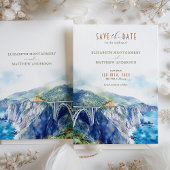 Invitation Big Sur California Enregistrer la date