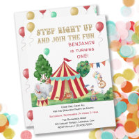 Big Top et Animaux de cirque 1er anniversaire