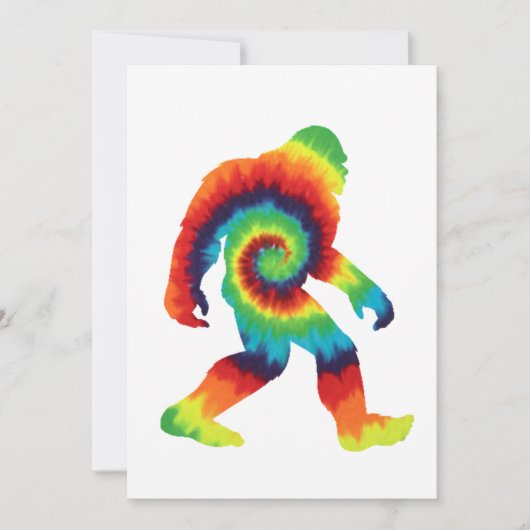 Invitation Bigfoot Tie Dye (Devant)