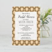 Invitation Bijou Glitzy Glam Or (Debout devant)