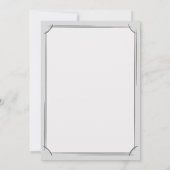 Invitation Bijouterie de gemme de diamant noir. (Dos)