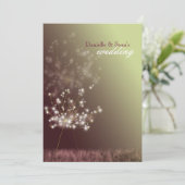 Invitation Bijoux Dandelions Mariage rural (Debout devant)