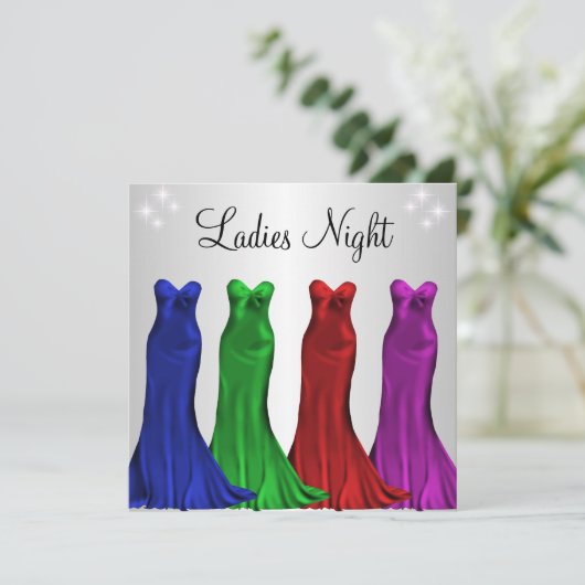 Invitation Bijoux Formels Dames Night Silver (Debout devant)