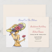 Invitation Bikini Babe (Devant / Derrière)