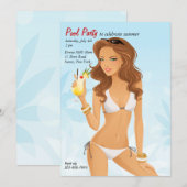 Invitation Bikini Beauty (Devant / Derrière)