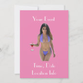 Invitation Bikini brun beauté Thunder_Cove (Devant)