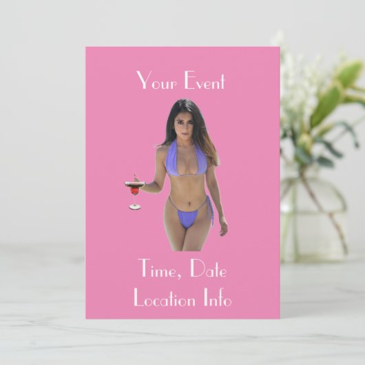 Invitation Bikini brun beauté Thunder_Cove (Debout devant)